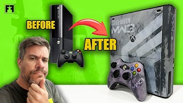 Transforming an XBOX 360 E into a Custom Call Of Duty MW3 Console