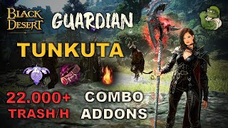 🔥 BDO | Guardian Awk. Tunkuta - Dehkia | Too Easy Too Strong | Infinite PvE Combo & Addons |