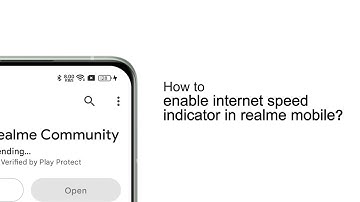 realme | Quick Tips | How to enable internet speed indicator