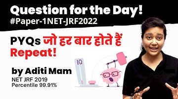 NTA-NET Paper-1 PYQs | Paper-1 most expected  MCQs | Complete Revision for June 2022 By Aditi Mam