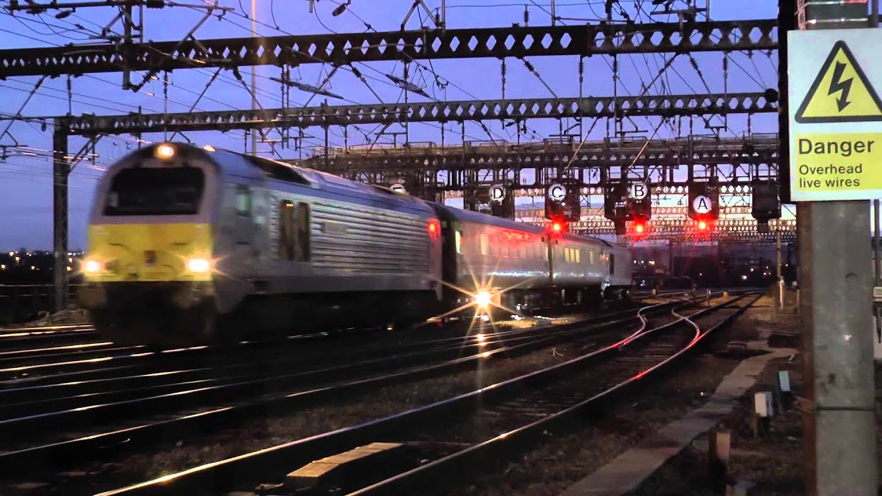 (HD) 67012 & 67027 1Q36 Carlisle High Wapping to Derby RTC at Leeds 26/01/2015 classlink