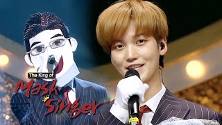 He is the OFF Team Leader, J-US of the Idol Band, ONF!! [The King of Mask Singer Ep 232]