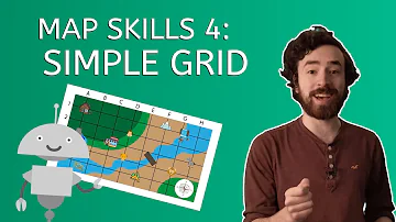 Map Skills 4: Simple Grid - U.S. Geography for Kids!