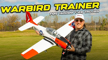 The ULTIMATE RC Warbird Trainer | FMS 1400mm T-28 Trojan
