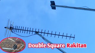 Uji Coba Driven Double Square Di Antena Yagi