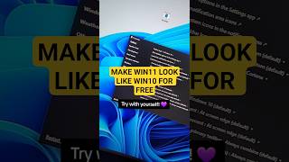 If you are win10 lover, try this out! #win11 #custom #taskbar #menu #windowsguy