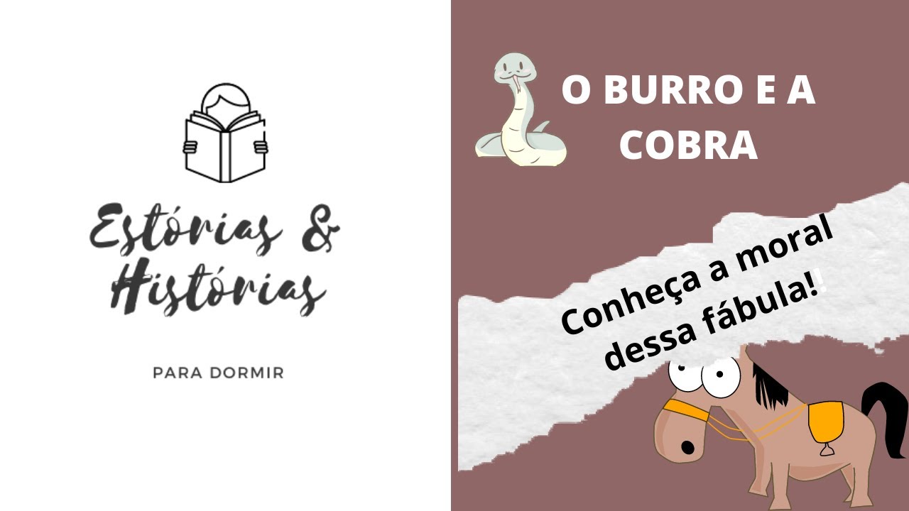 Fábula O Burro e a Cobra (com moral e interpretação) - Pensador