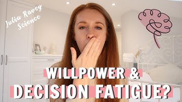 YOUR WILLPOWER IS NOT LIMITED! Decision Fatigue & Following Through with Plans