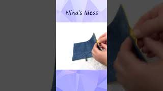 DIY Small Wallet Purse From Jeans - Mini Envelope Pouch In 10 Minutes - Simple Crafts