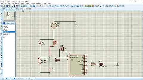 Simulacion Pic16f84A - Proteus