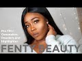 FENTY BEAUTY Concealers, Powders and Highlighter Review on DARK SKIN