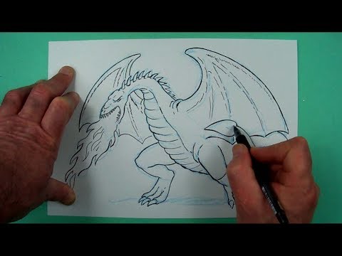 Video: Wie Zeichnet Man Drachen?