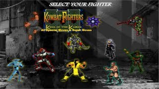 Kombat Fighters: King of The Kards (Flash) - All Special Moves & Super Moves! screenshot 3
