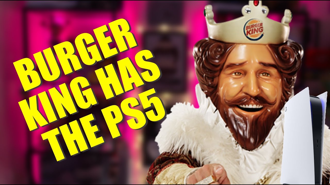 Did Burger King just tease the PS5 UI Reveal?
