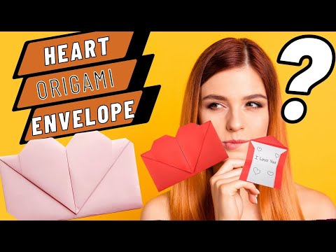 Crafting the Perfect Origami Heart Envelope Step by Step Guide | DIY: Folded Heart Envelope