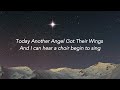Today another angel got their wings  song for a lost loved one