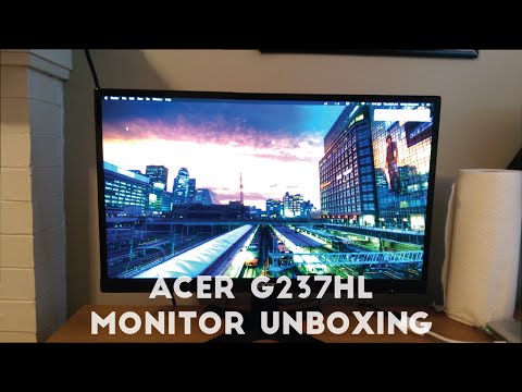 Acer G237HL Monitor Review!