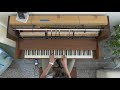 One hour of improvised piano over a rainstorm