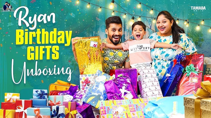 Ryan Birthday Gift Unboxing | Ryan Birthday Vlog  | Tamada Media @shraddhasvish