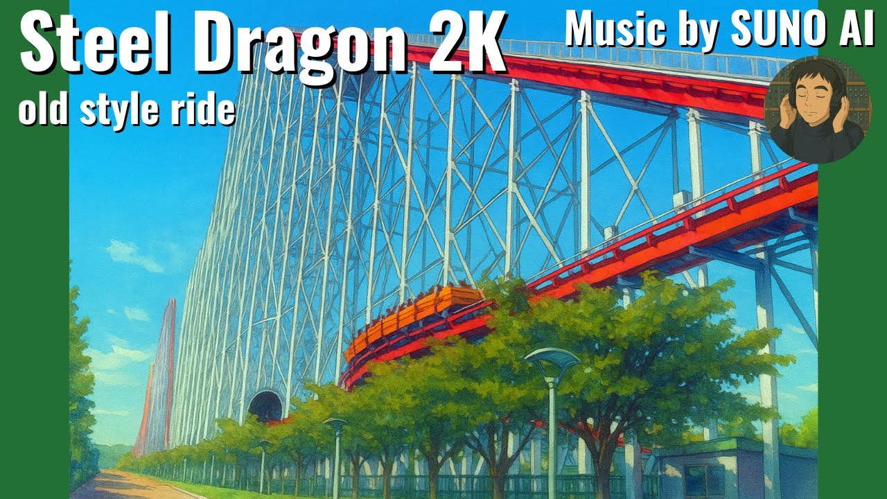 AI Songs] STEEL DRAGON 2000 - old style ride - image video