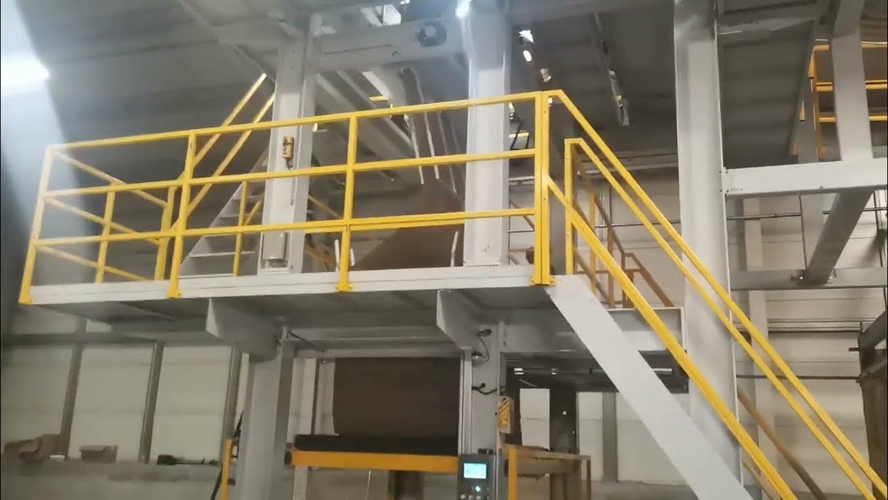 2500MM AUTOMATIC Z FOLD CORRUGATED PAPERBOARD STACKER IN TÜRKIYE(THE