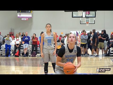 2019 Marquette Commit Jordan King EYBL Highlights With Midwest Elite!