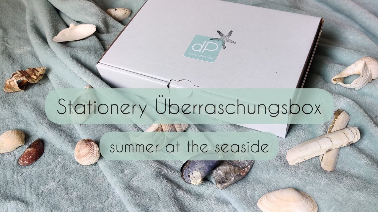 Unboxing | Stationery Überraschungsbox "summer at the seaside" | Juli 2023 | diePapeteria