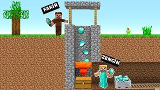 ZENGİN ELMASLARI ÇALIYOR! 😱 - Minecraft
