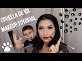 CRUELLA DEVILL MAKEUP TUTORIAL!!! With my PUP!