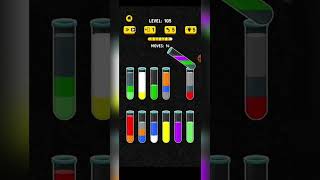 color water sort 3d game level 105 easy to clear