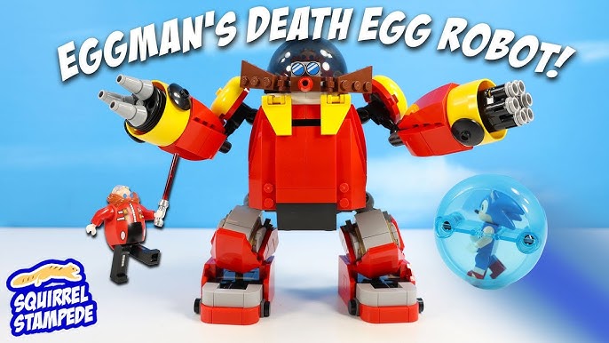 Lego Sonic The Headgehog Sonic Contra Robô Death Egg 76993