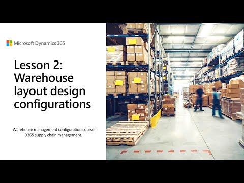 Lesson 2: Warehouse layout configurations | D365 WMS module configuration course