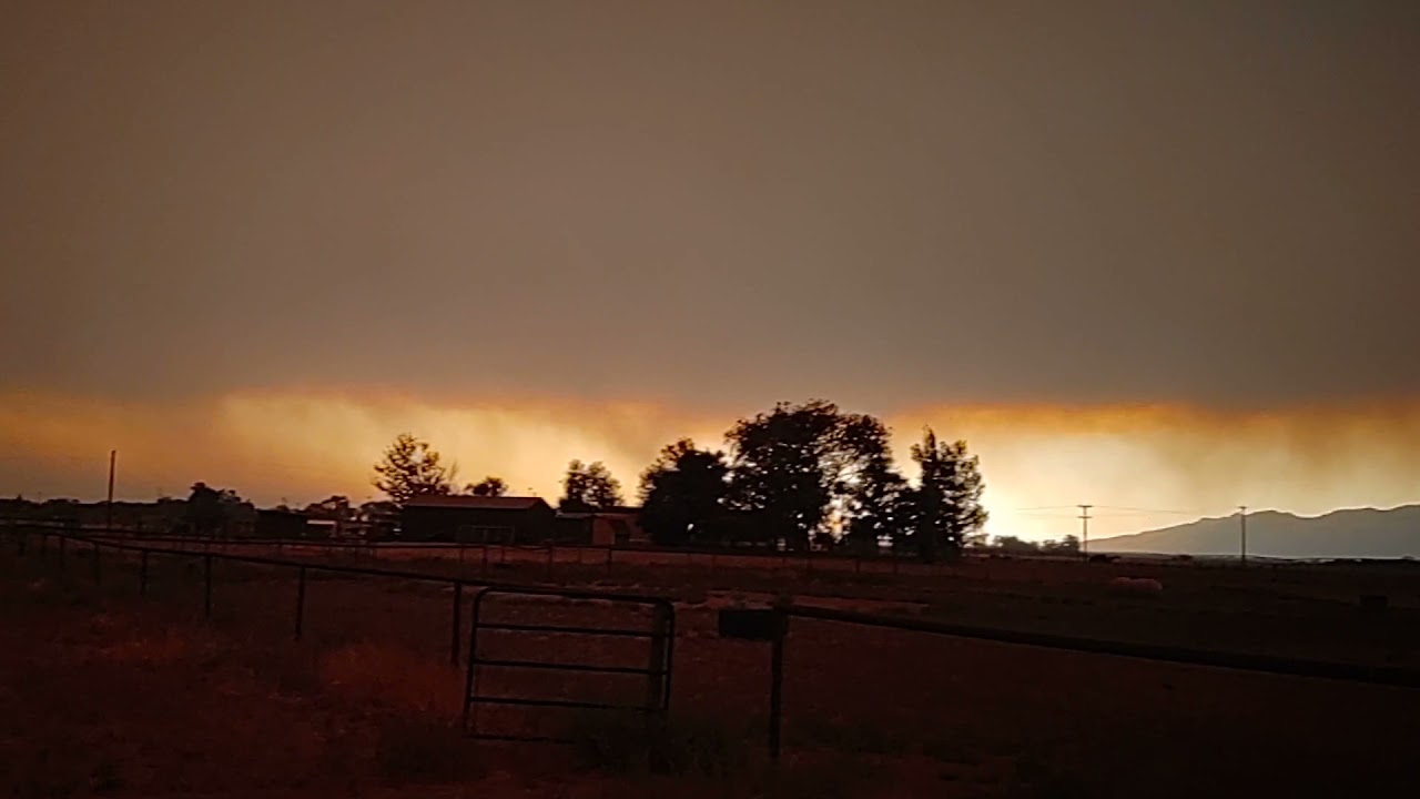 Dixie fire from Janesville California YouTube