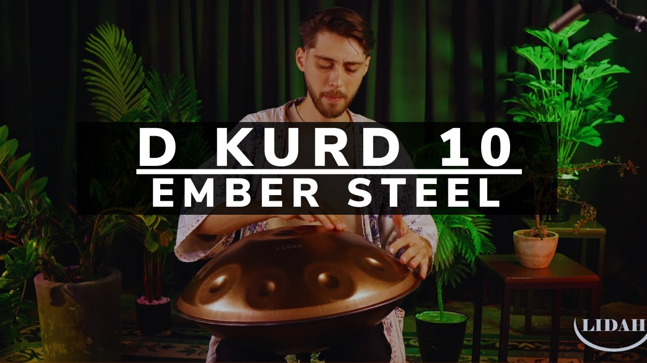 LIDAH® D Kurd 10 - Ember Steel Handpan - Dany Rud