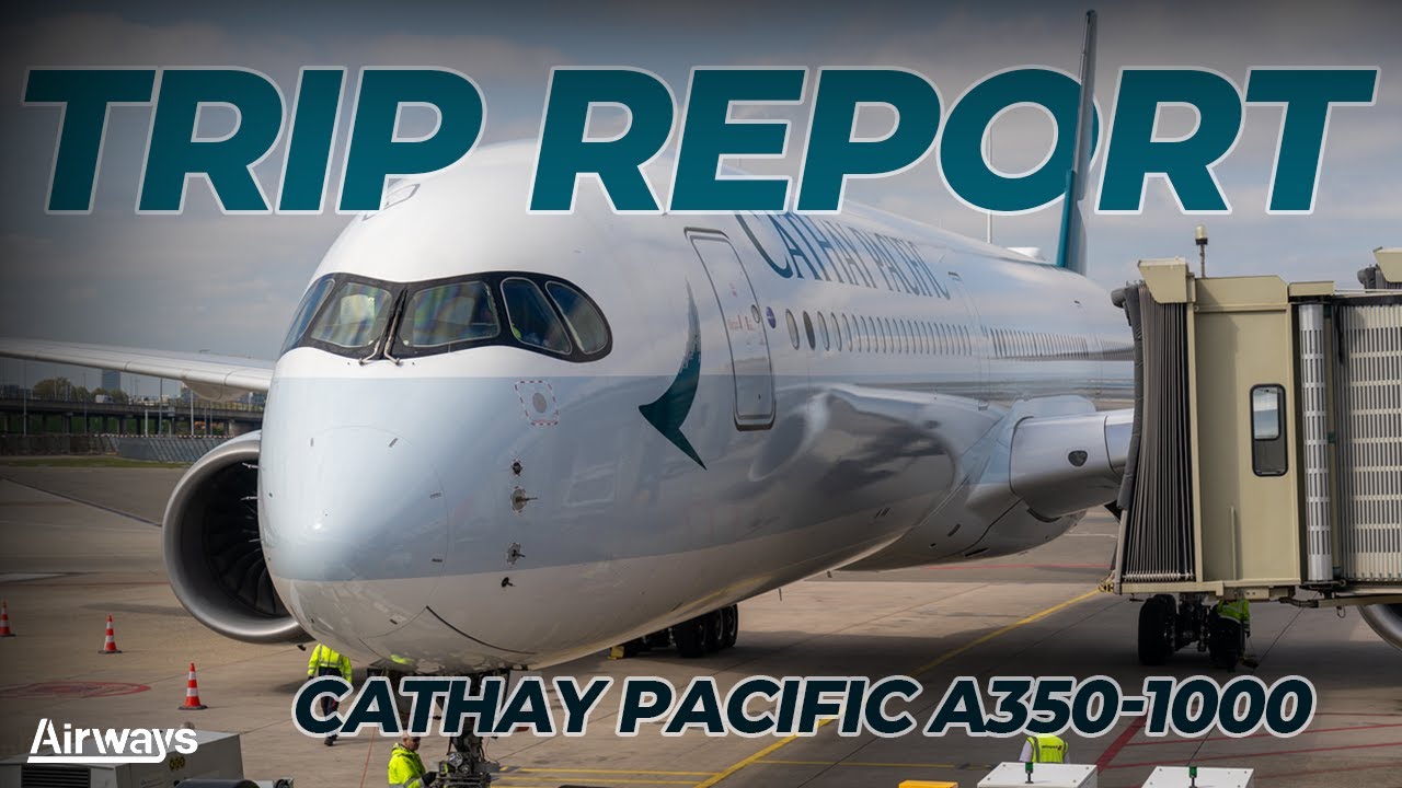 Flying Cathay Pacific excellent business class from Amsterdam To Hong Kong 