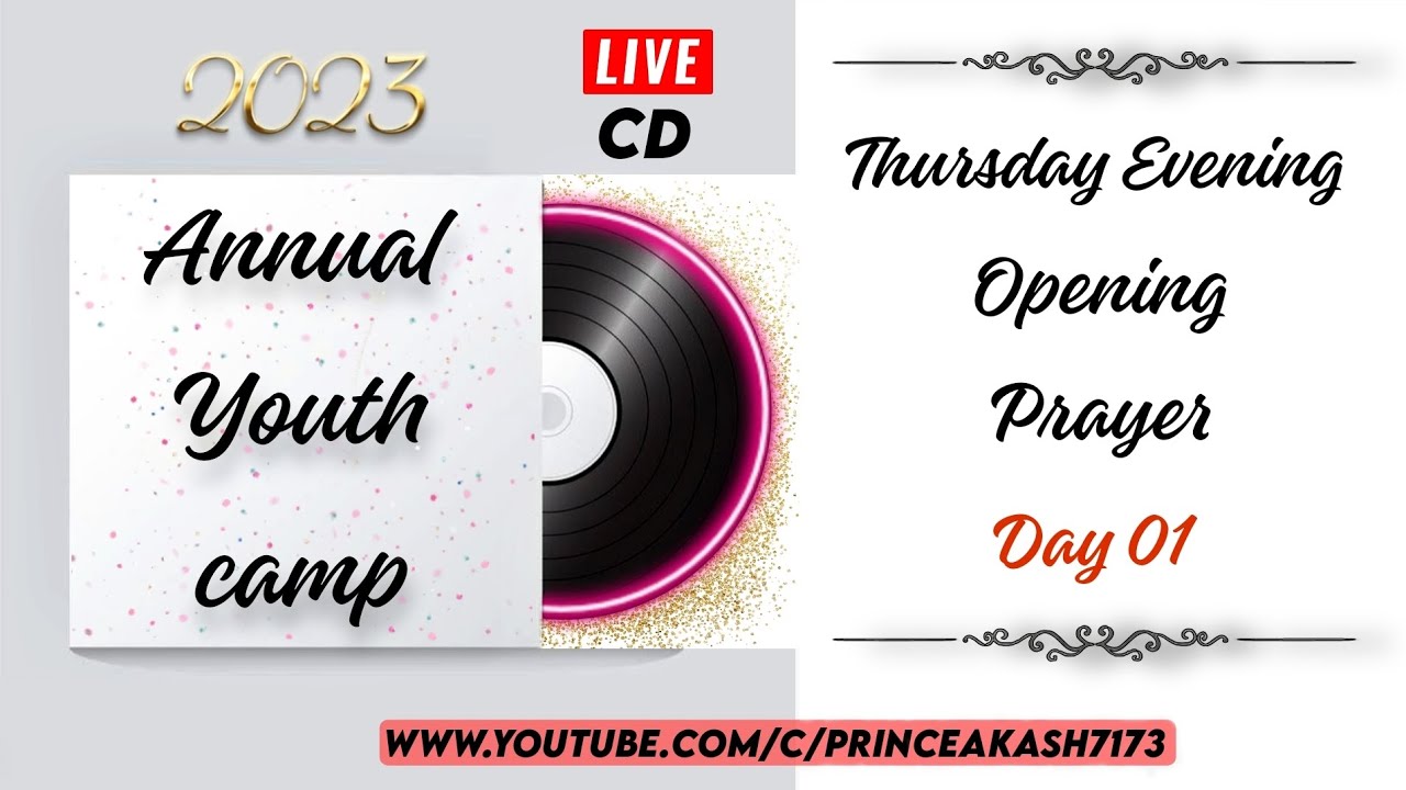 TPM ANNUAL YOUTH CAMP 2023 | Thursday Evening | Opening Prayer | LIVE ...
