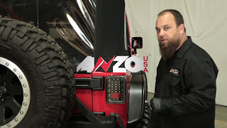 Anzo USA 2007-2018 Jeep Wrangler JK LED Tail lights Anzo USA 2007-2018 Jeep Wrangler JK LED Tail lights