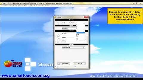 Payroll Malaysia Tutorial : How To Generate Payslip Sorted By Section Code (Maybank,CIMB,PBB,HLB)