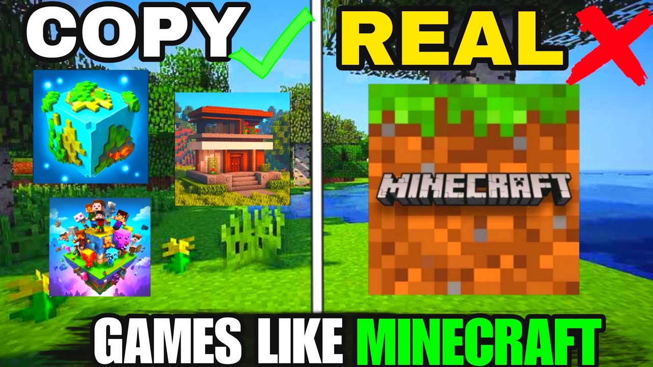 Top 3 games like minecraft 😮 Minecraft copies 😱 Gamer madhav yt - YouTube