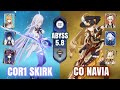 C0R1 Skirk &amp; C0 Navia | New Spiral Abyss 5.8 Floor 12 | Genshin Impact