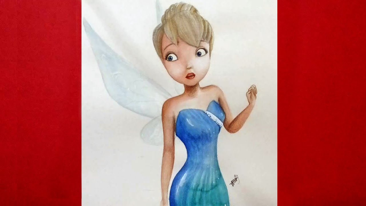 how to draw Tinker Bell the pirate fairy