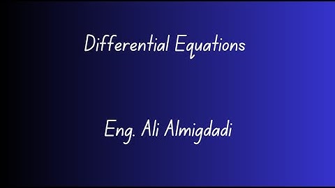 Differential equations ( ch2 : (3) Homogeneous equations ( reduction to separable))