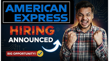 Finally Amex Breaking Hiring Announcement | Amazon Hiring 2025/2024 | Off Campus Drive for Freshers