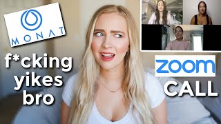 DISTURBING MONAT TEAM ZOOM CALL FOOTAGE | ANTI-MLM