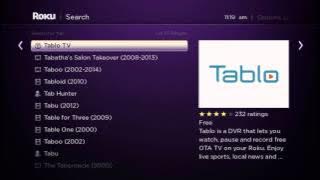 Roku Tablo Channel