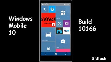 Windows 10 Mobile Update 6 Build 10166 on Lumia 630