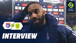 Interview de fin de match : OLYMPIQUE LYONNAIS - FC NANTES (1-0) / 2023-2024