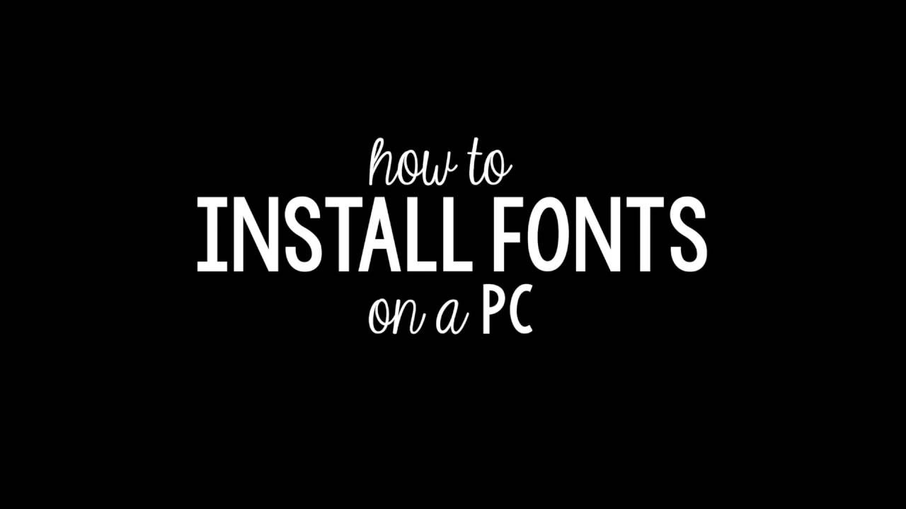 How To Install Fonts To A PC To Customize Classroom Library Labels how-to-install-fonts-to-a-pc-to-customize-classroom-library-labels
