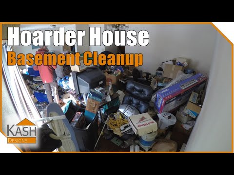 HOARDER Basement Extreme Speed Clean! ? - Time-Lapse DIY