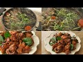 [មាន់១ក្បាល ម្ហូប២មុខ]  មាន់លីងម្ទេស + សម្លជីឆាយសាច់មាន់ Chili chicken &amp; Chicken Seaweed soup